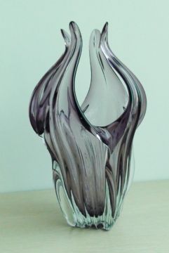 Exquisite Colored Glass Vase